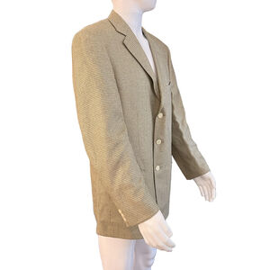 Men's Vintage Tallia Blazer, Size 44R, Beige